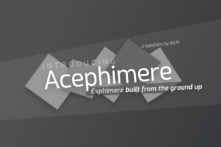 Acephimere: A Versatile Sans Serif Typeface for Digital Brands