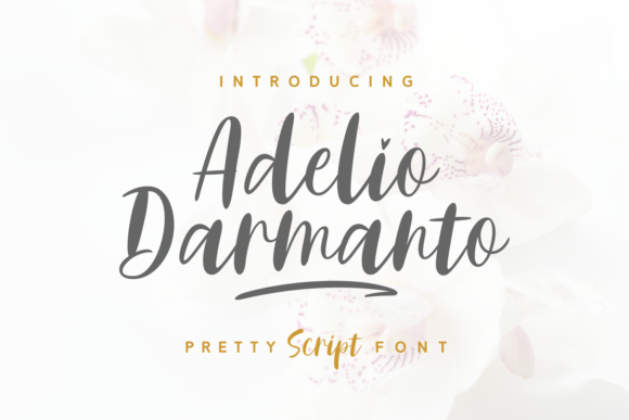 Adelio Darmanto: A Script Font for Editorial Elegance