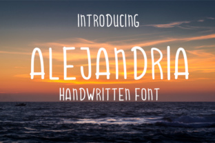 Alejandria: A Playful Handwritten Font That Feels Like Real Ink