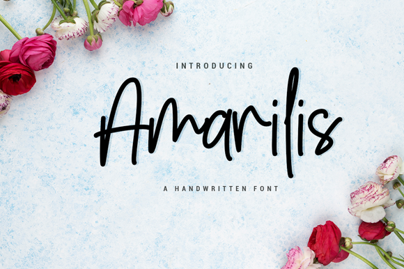 Amarilis: The Font That Breathes Life Into Your Handmade Creations