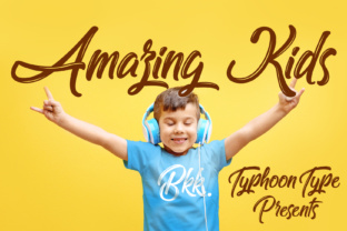 Amazing Kids: A Script Font for Web Design and Branding