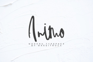 Animo: A Distinctive Script Handwritten Font for Campaign Visuals
