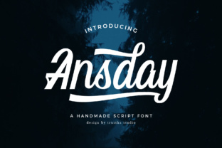 Ansday: A Handmade Script Font That Feels Like Your First Sketch