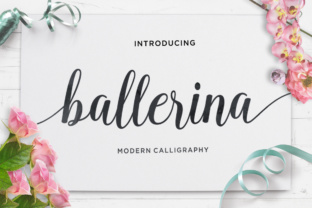 Ballerina Script: A Casual, Pretty Calligraphy Font for Real Branding