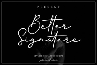 Better Signature: A Font for Thoughtful Design