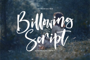 Billowing Script: A Beautiful Font for Digital Design