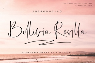 Bollivia Rosilla: A Script Font That Elevates Real Small Business Branding