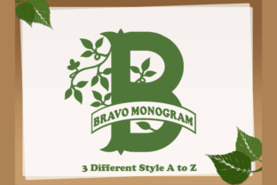 Bravo Monogram: A Modern Script Font for Editorial Design