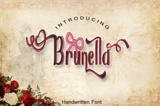 Brunella: A Script Font for Crafting with Character