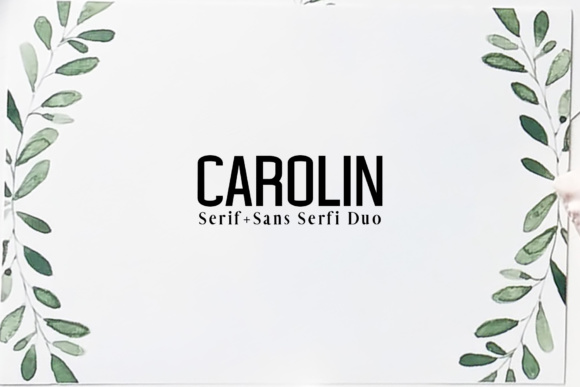 Carolin Duo: A Serif Font for Editorial Excellence