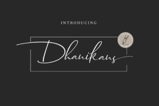 Dhanikans: A Handwritten Font That Feels Like a Thoughtful Pause
