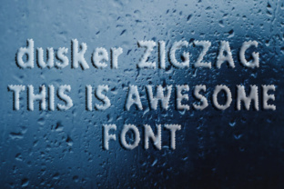 Dusker ZigZag Font Review for Campaign Designers