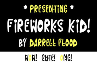 Fireworks Kid: A Sparkly Script Font for Branding Magic