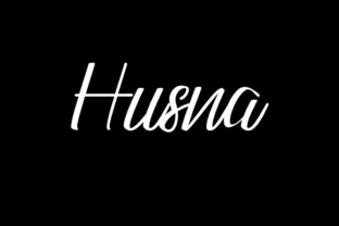 Husna Script Font for Small Business Branding