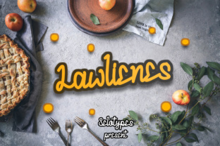Lawlienes: A Playful Script Font That Feels Like Candy Packaging