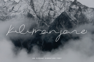 Le Kilimanjaro: A Delicate Script Font for Thoughtful Branding