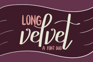 Long Velvet: A Script Handwritten Font That Lifts Real Web Layouts