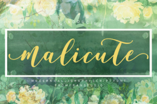 Malicute Script: A Modern Handwritten Font for Digital Branding