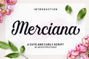 Merciana: A Script Font That Breathes Life Into Your Crafts