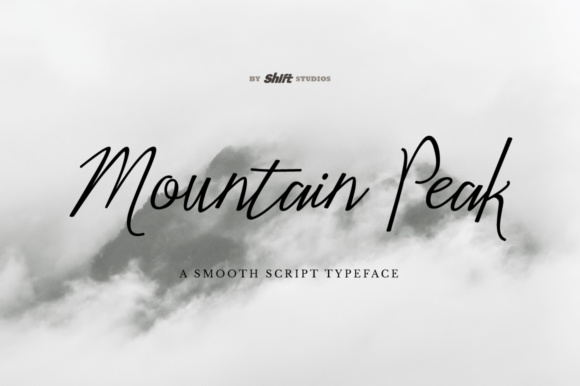Mountain Peak: A Thoughtful Script Font for Editorial Warmth