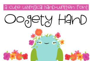 Oogety Hand: A Playful Script Font for Branding and Design