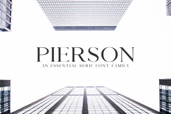 Pierson an Essensial Family: A Serif Font That Makes Your Brand Feel Thoughtful
