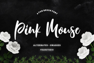 Pink Mouse Font: Elegant Script for Small Business Branding
