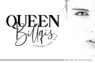 Queen Billqis Duo: A Luxury Serif + Script Font Pair for Real Branding