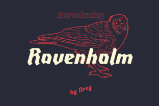 Ravenholm Slant: A Bold Blackletter Font for Impactful Web Headlines