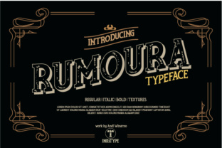 Rumoura: A Vintage Serif Font for Timeless Branding