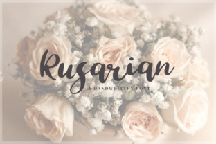 Rusarian: A Script Font for Crafters and Product Creators