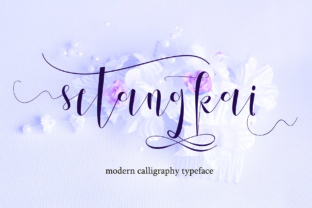 Setangkai Script: A Modern Script Font for Elegance and Versatility
