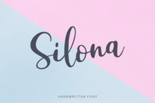 Silona Script Font for Handmade Brands & Printables