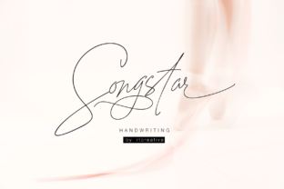 Songstar Font: A Script Handwritten Type for Campaign Creativity