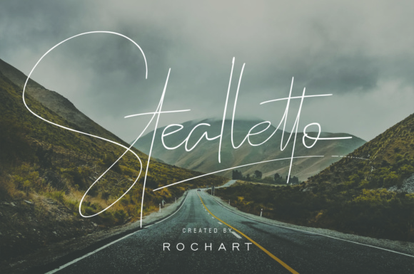Stealletto: A Script Font with a Touch of Modern Charm