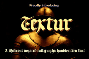 Textur: A Timeless Blackletter Font for Digital Design