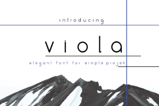 Viola: A Refined Sans Serif Typeface for Editorial Clarity