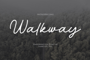 Walkway: The Handwritten Font That Elevates Your Brand