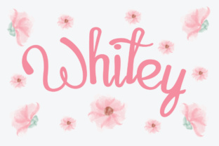 Whitey Script: A Playful Handwritten Typeface for Warm Editorial Moments